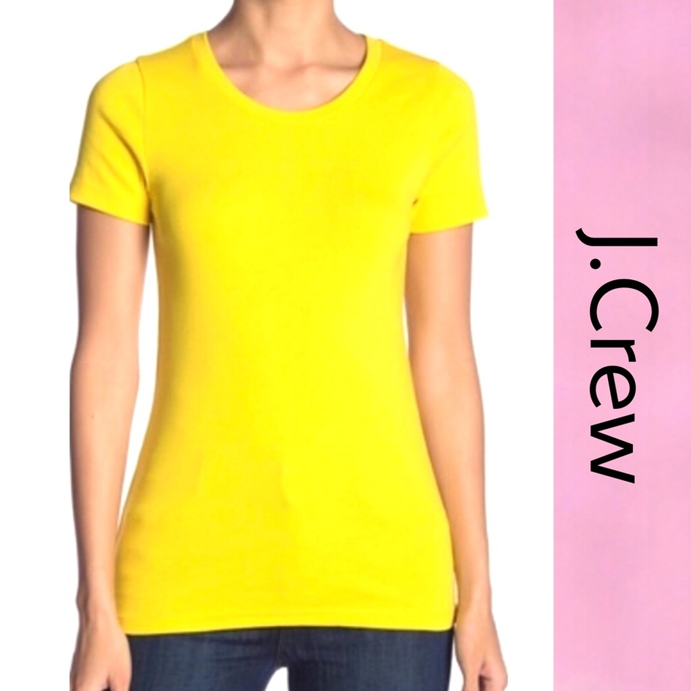✨New Price Drop!!✨ J.CREW Yellow Painter Tee Small NEW